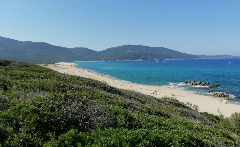 Photo of Capu Laurosu beach with bright fine sand surface