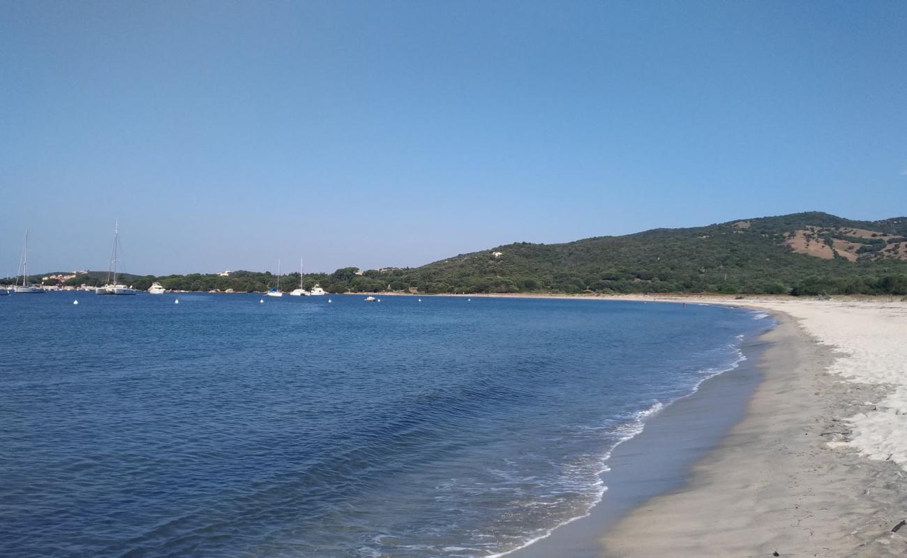 Photo of Caseddu beach with bright fine sand surface