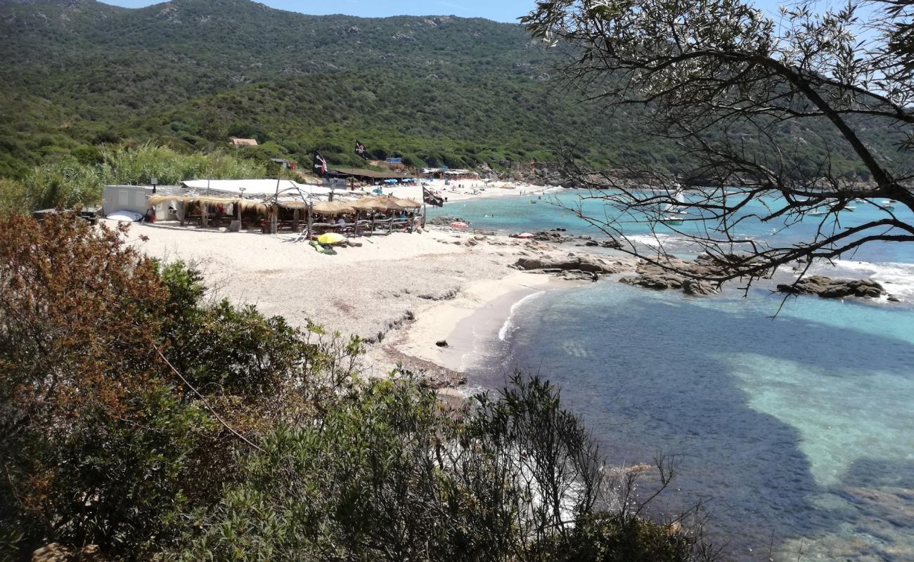 Photo of Cala d'Orzo with bright fine sand surface