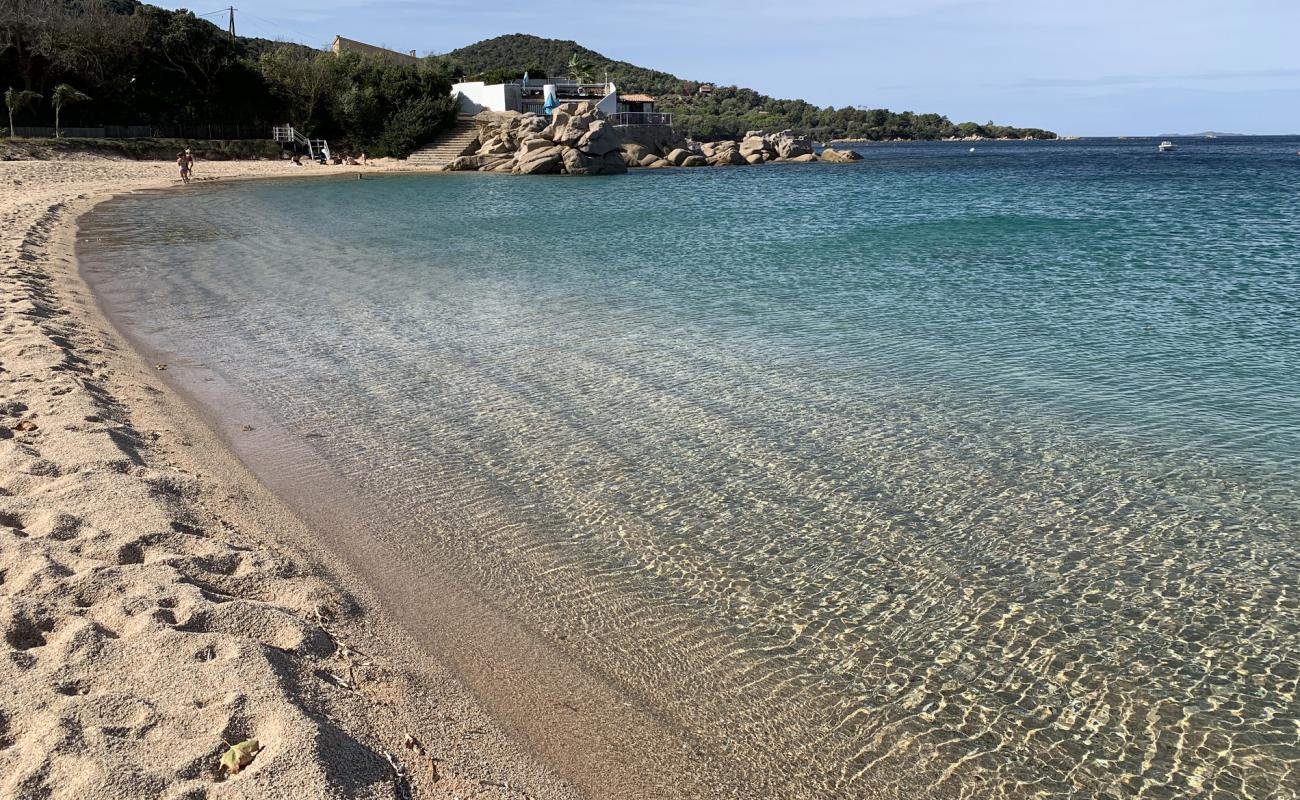 Photo of Verghia beach with bright fine sand surface