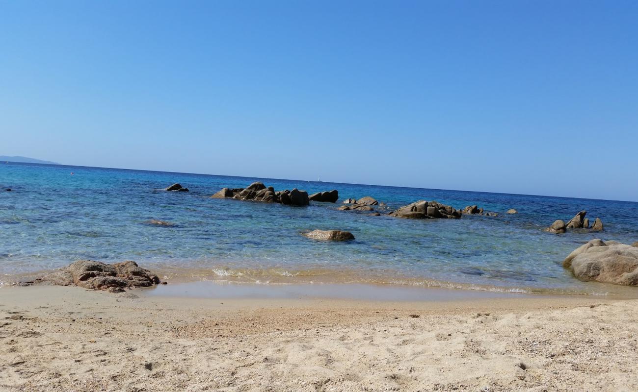 Photo of Agosta beach II with bright sand surface