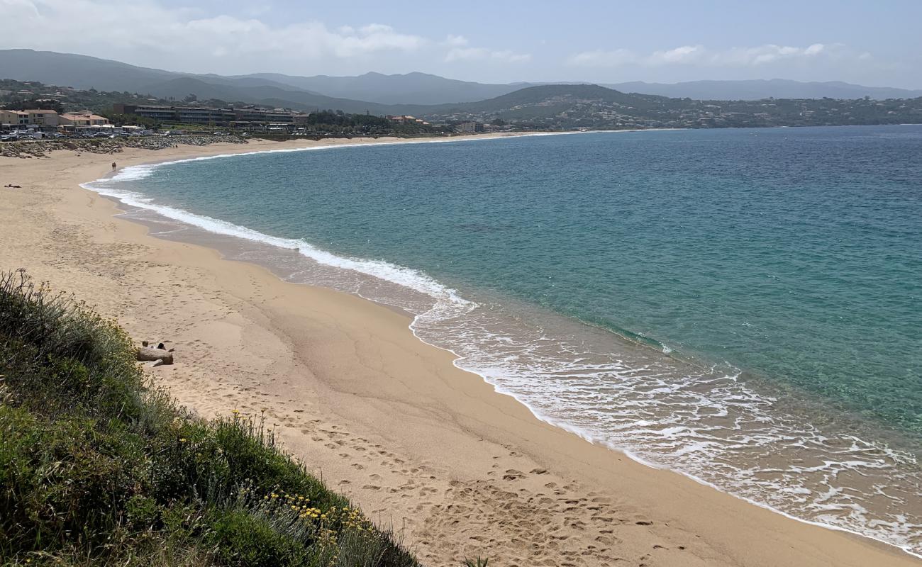 Photo of Agosta beach III with bright fine sand surface