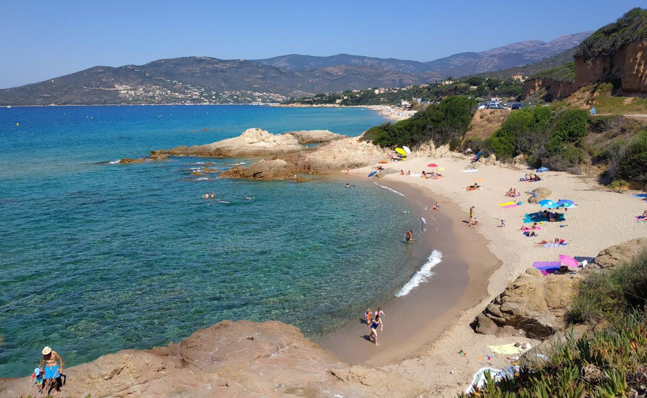 Photo of Castellu beach with bright sand surface