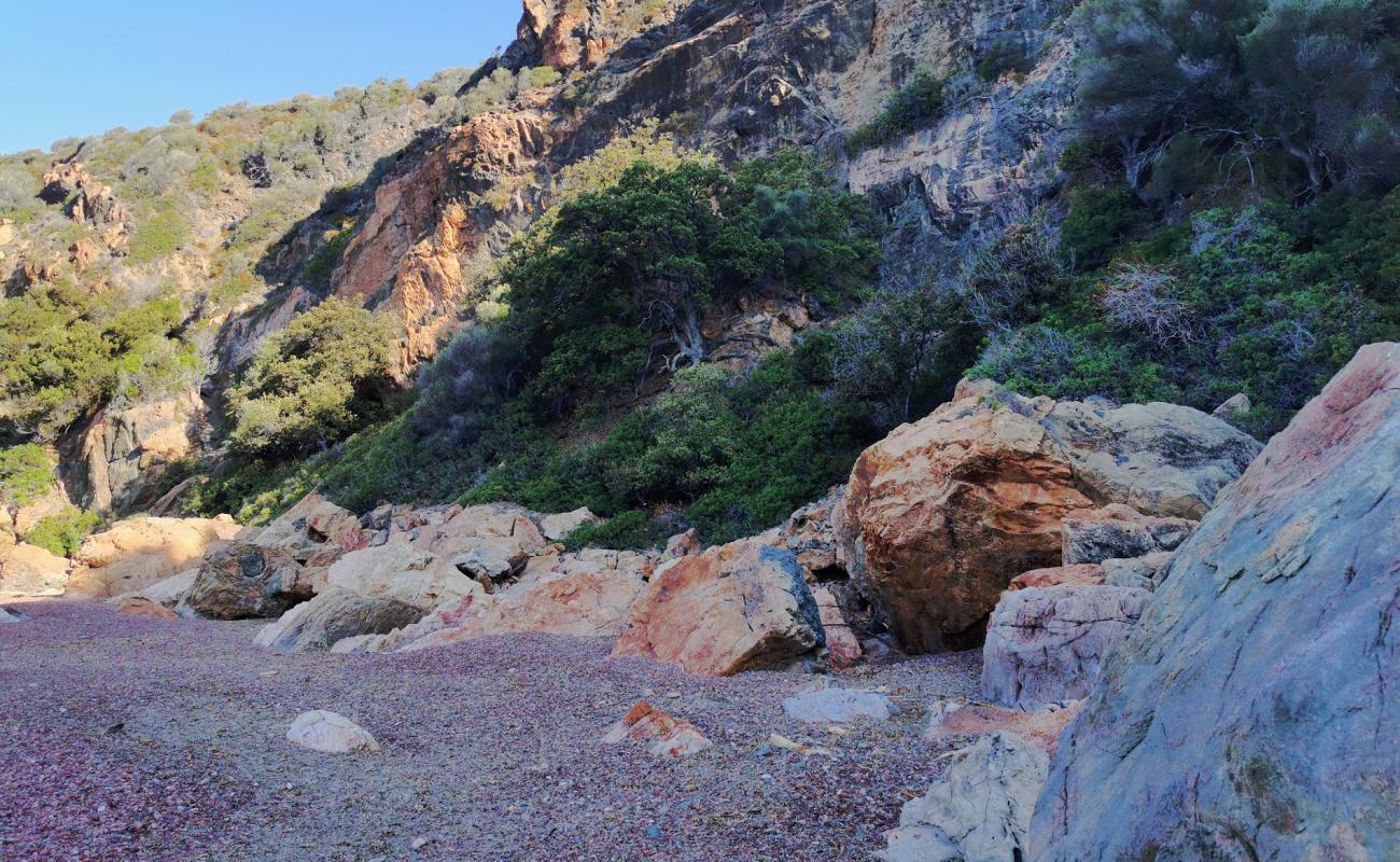 Photo of Gradi beach with brown fine pebble surface