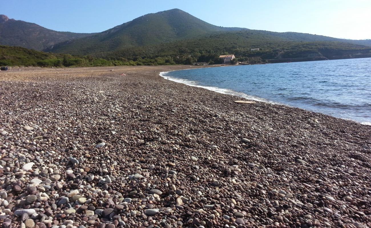 Photo of Astro beach with gray fine pebble surface