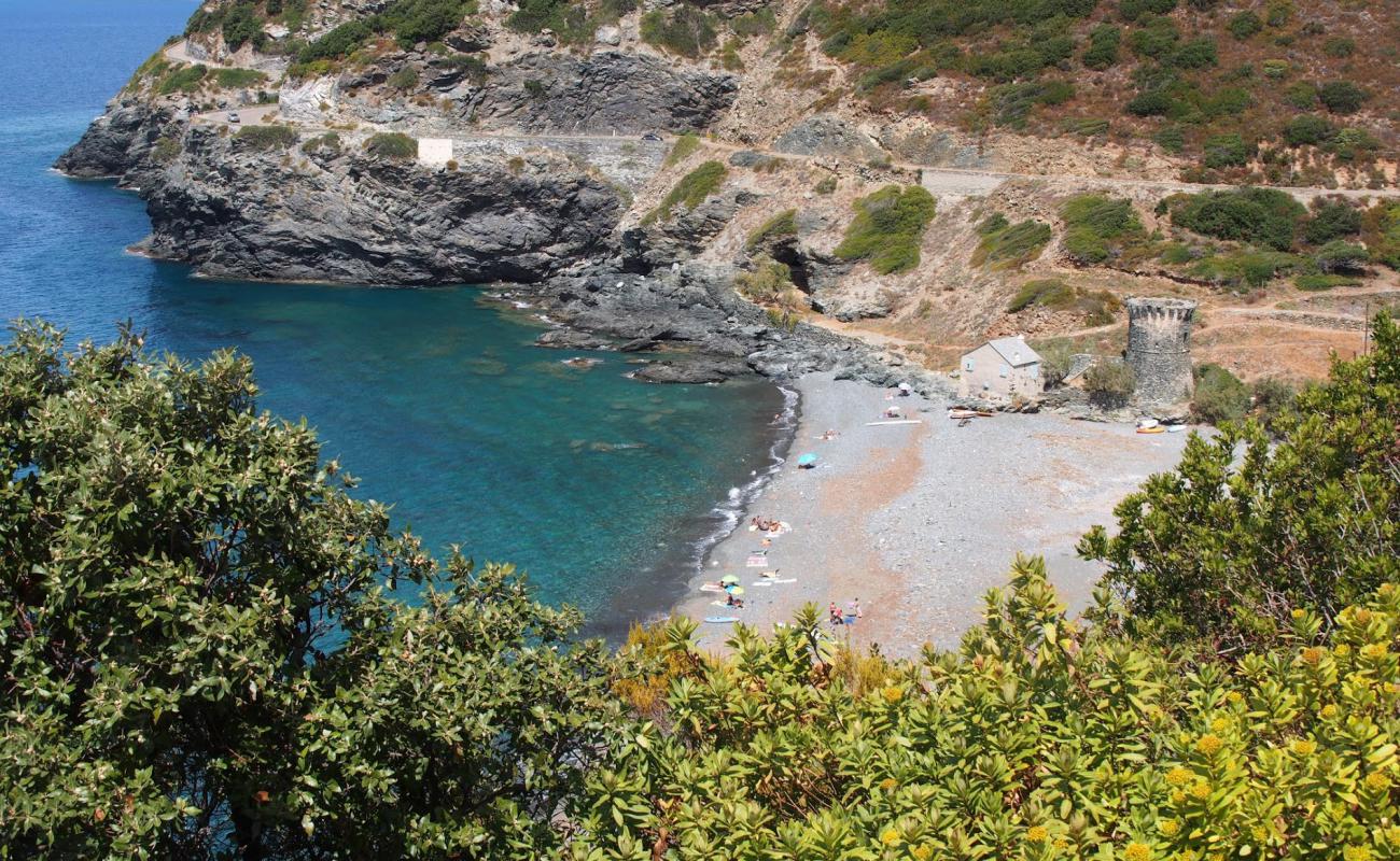 Photo of Negro beach with rocks cover surface