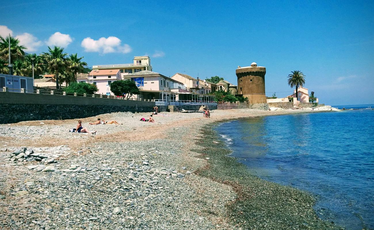 Photo of Miomo beach with gray pebble surface