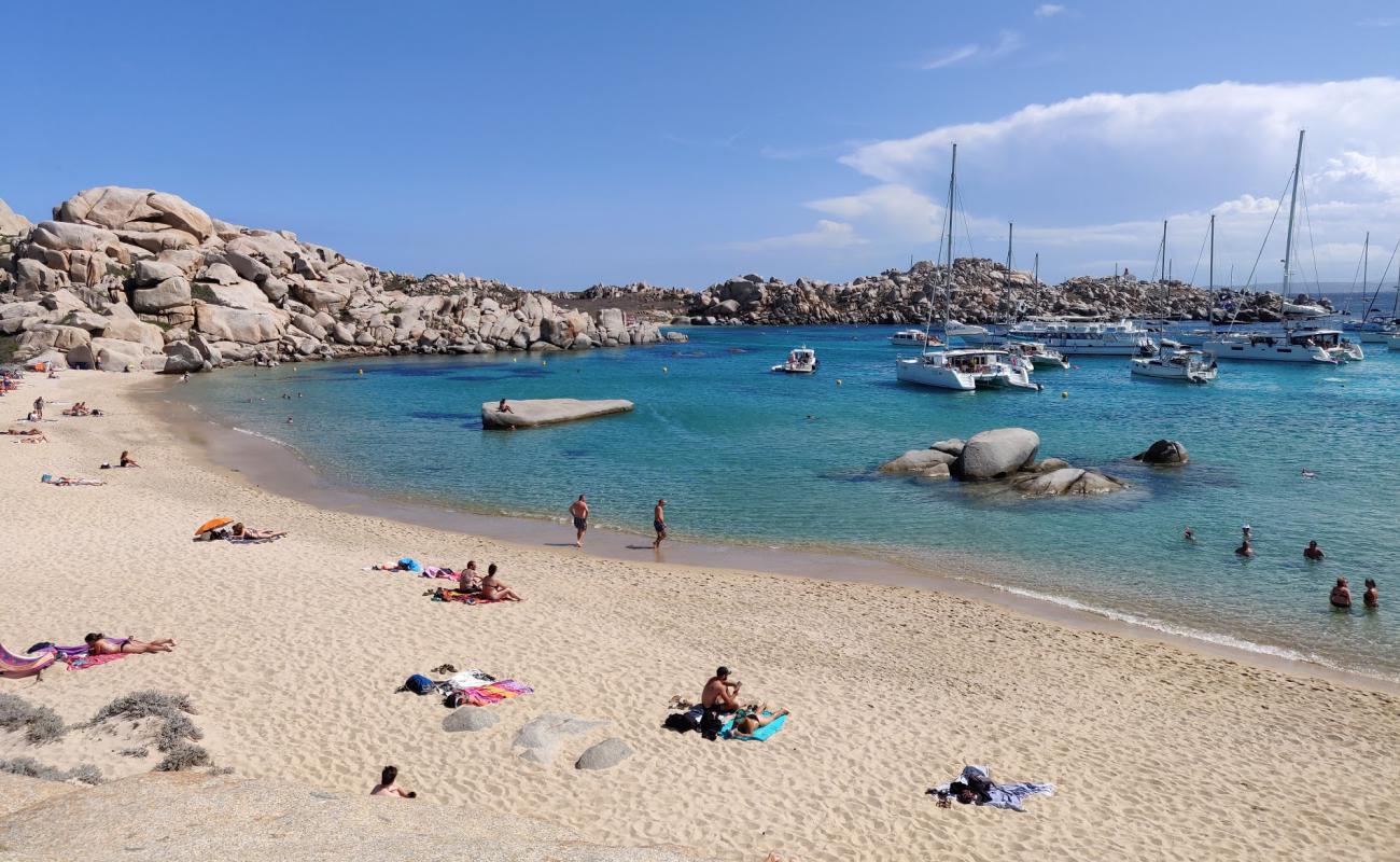 Photo of Cala Giunco beach with bright fine sand surface