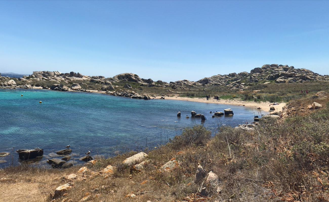 Photo of Cala Sderenaia beach with turquoise pure water surface