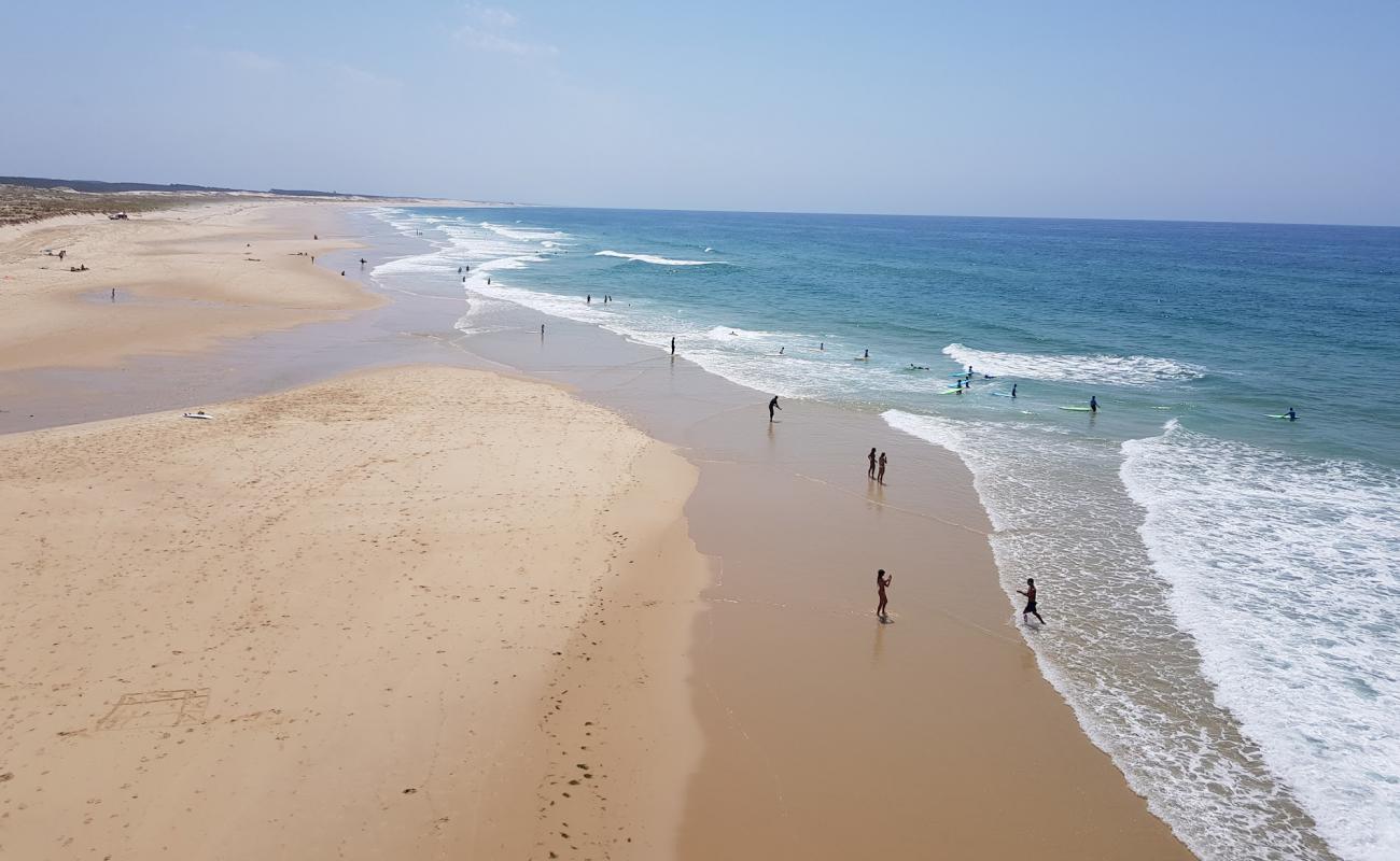 Photo of Plage de la Salie Nord with white fine sand surface