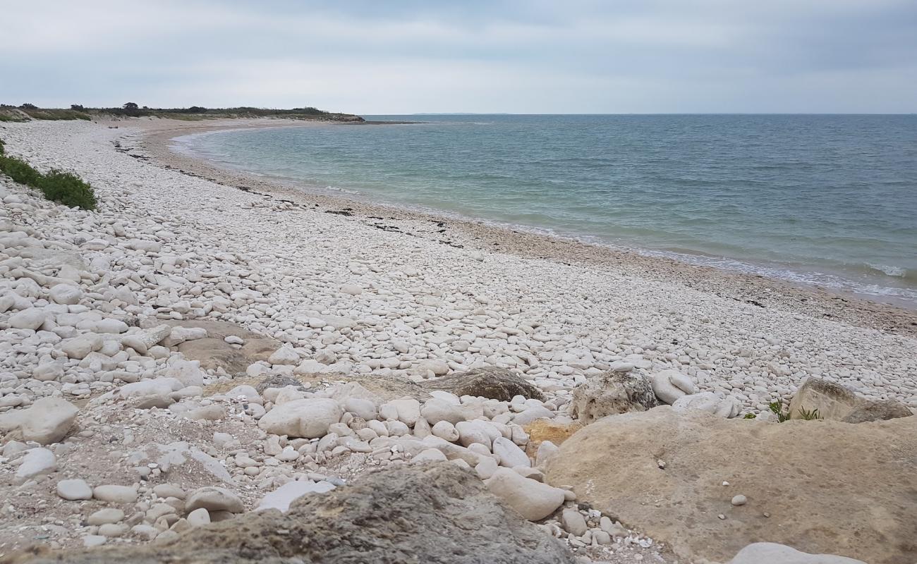 Photo of Plage Du Roux with white pebble surface