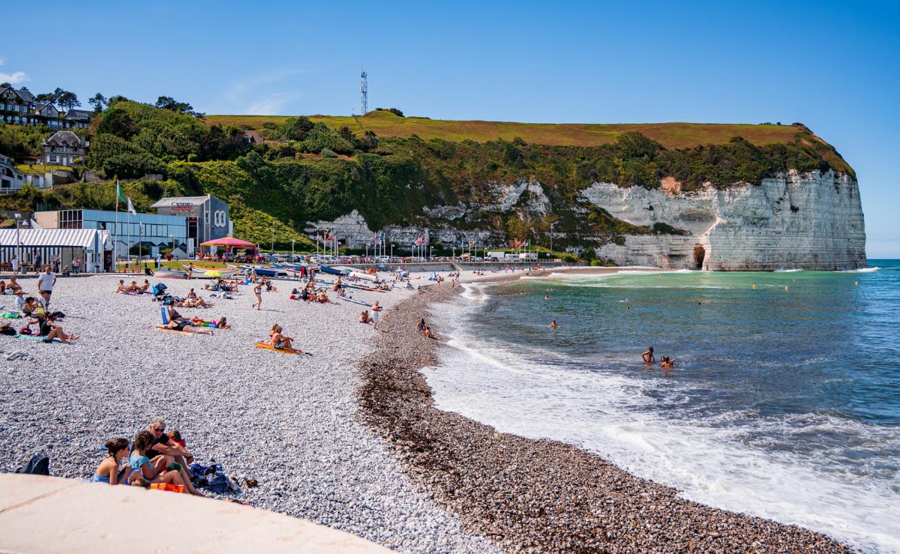 Photo of Yport Beach with light pebble surface