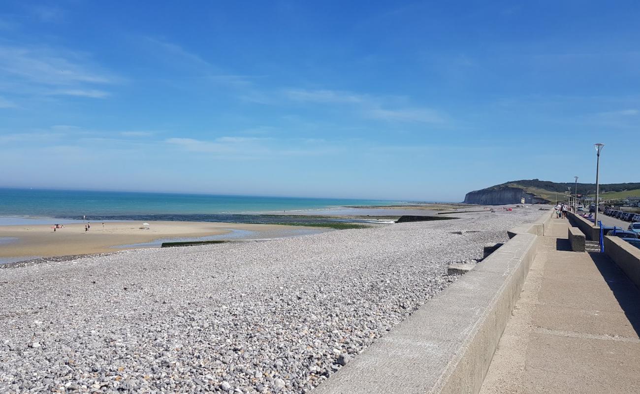 Photo of Plage de Quiberville-sur-Mer with light pebble surface