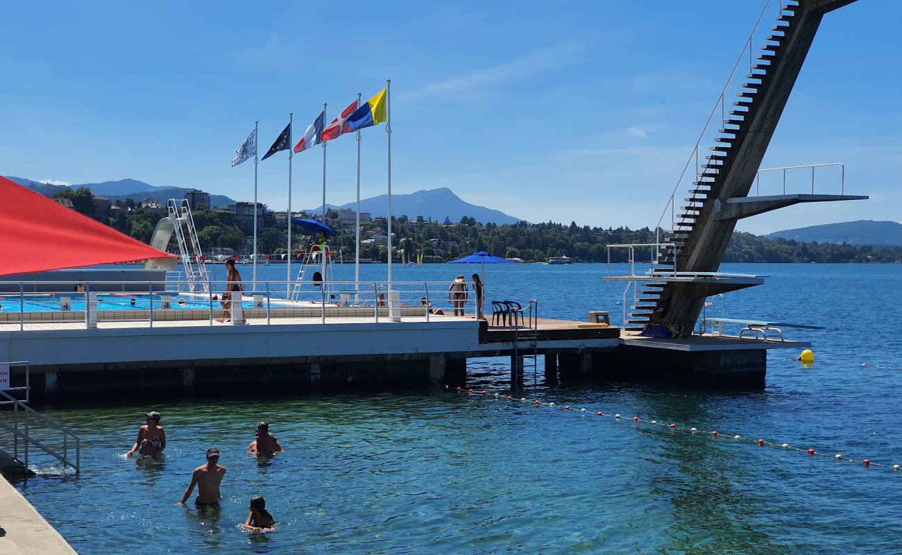 Photo of Thonon Plage with concrete cover surface