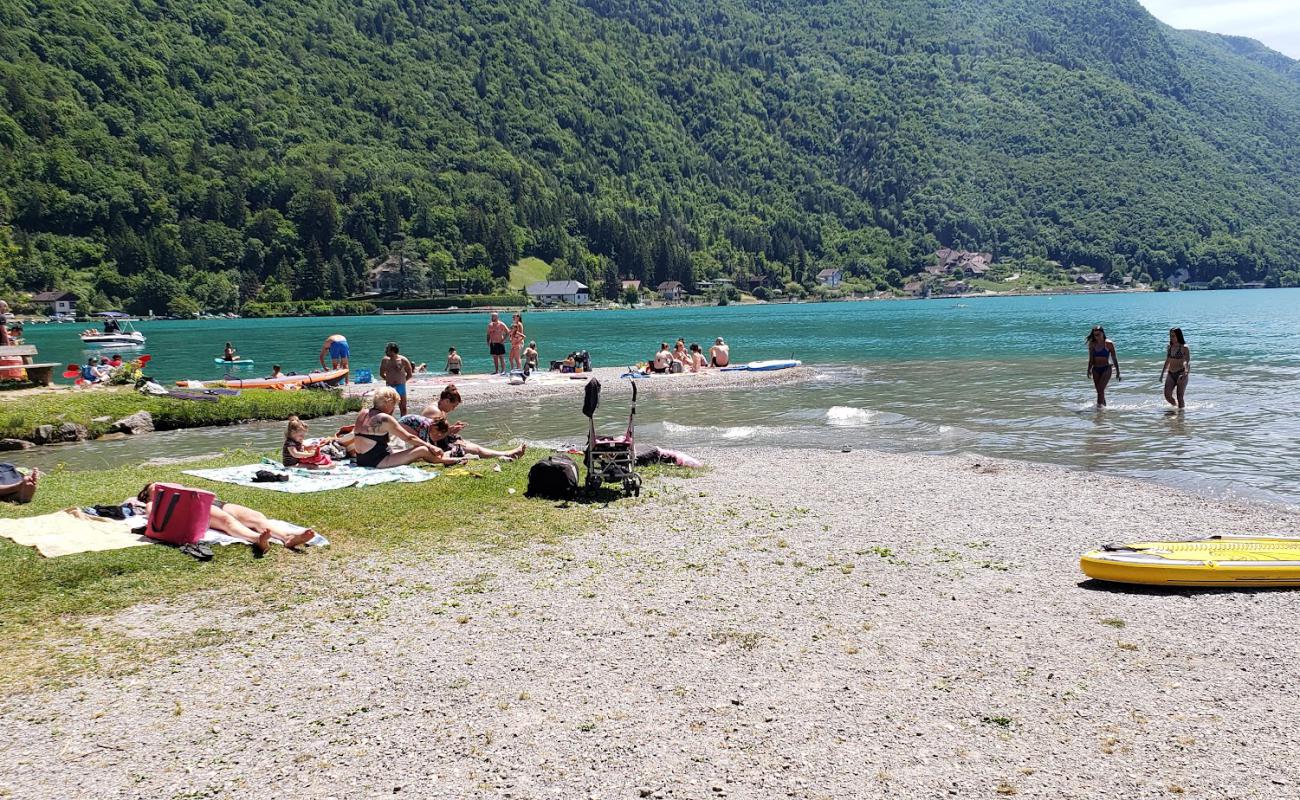 Photo of Plage d'Angon with gray fine pebble surface