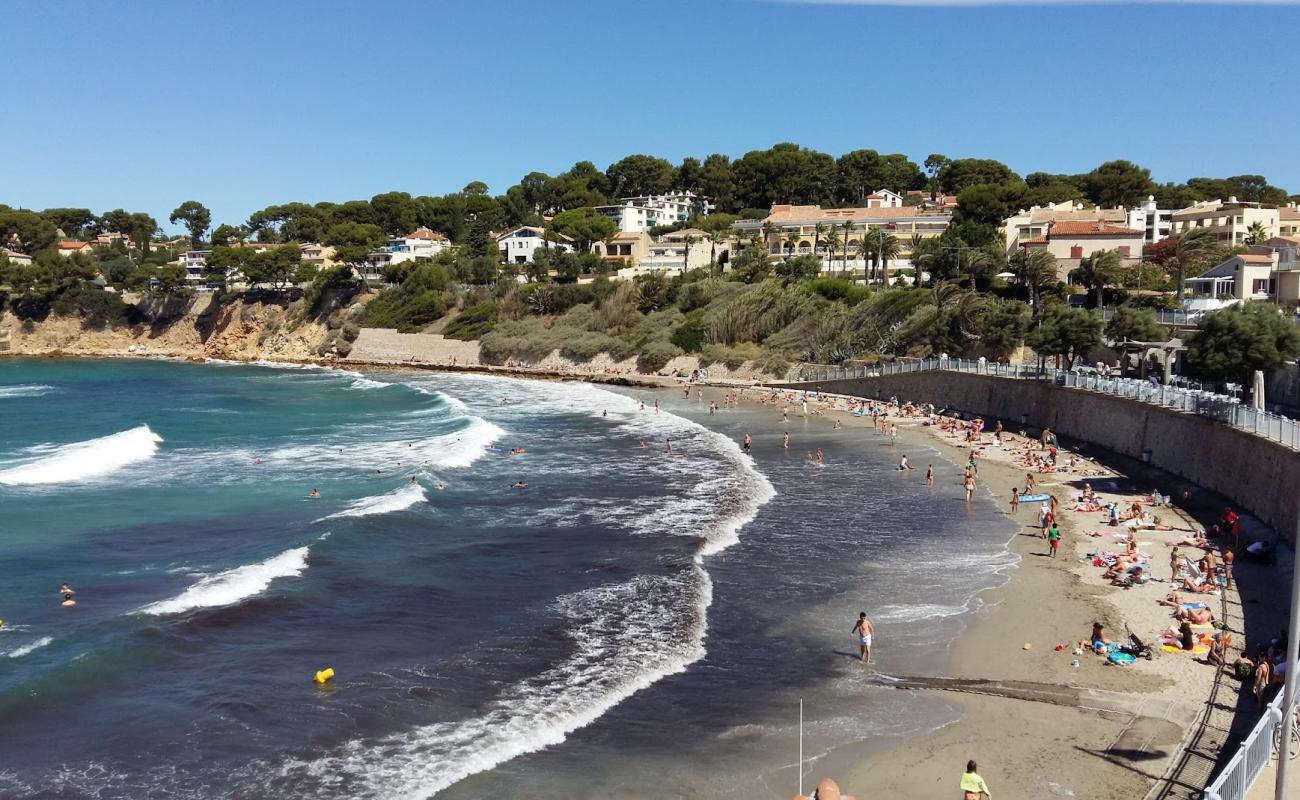 Photo of Plage de Portissol with bright sand surface