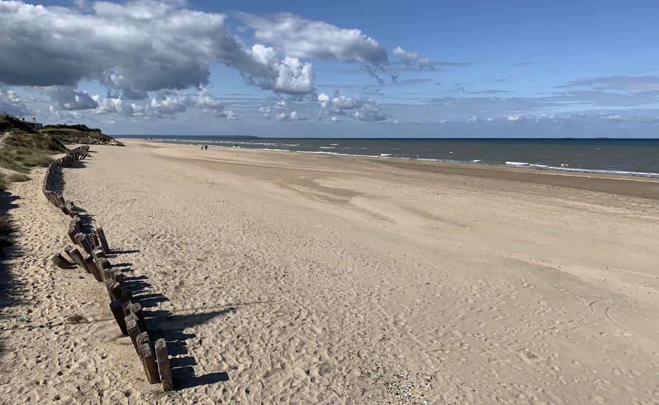 Photo of Utah Beach with bright sand surface