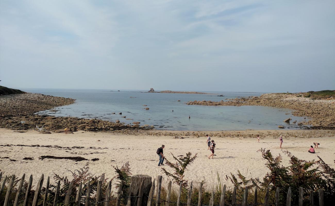 Photo of Plage de Porz Gwenn with bright sand & rocks surface