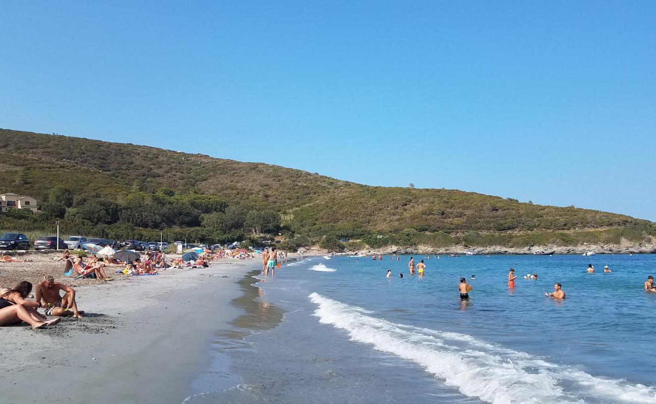 Photo of Plage de Misincu with gray fine pebble surface