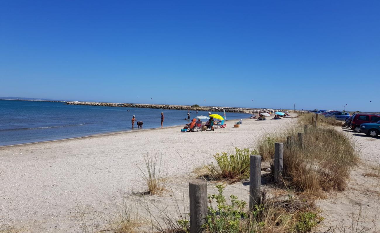 Photo of Plage Olga with gray fine pebble surface