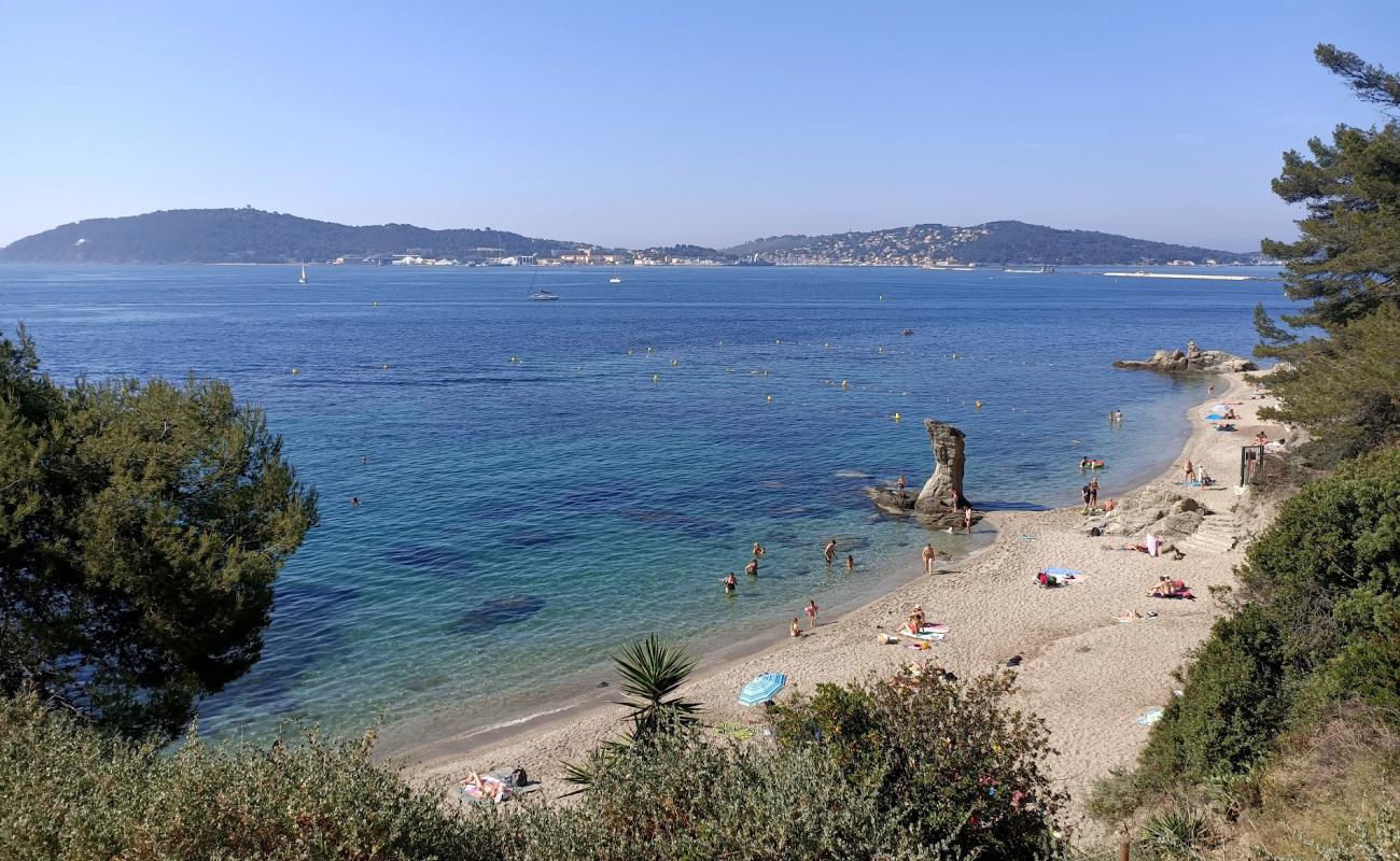 Photo of Plage de la Mitre with gray fine pebble surface