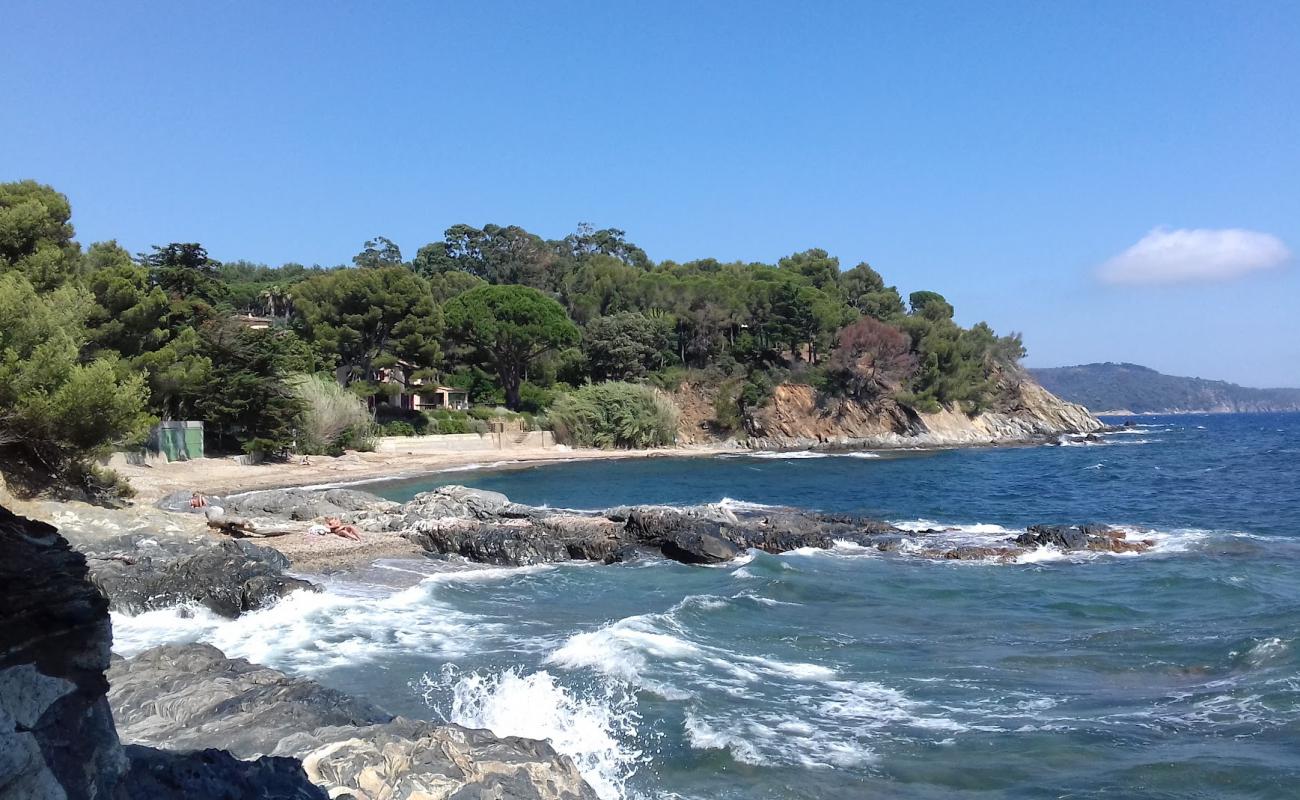 Photo of Plage du Vergeron with gray fine pebble surface