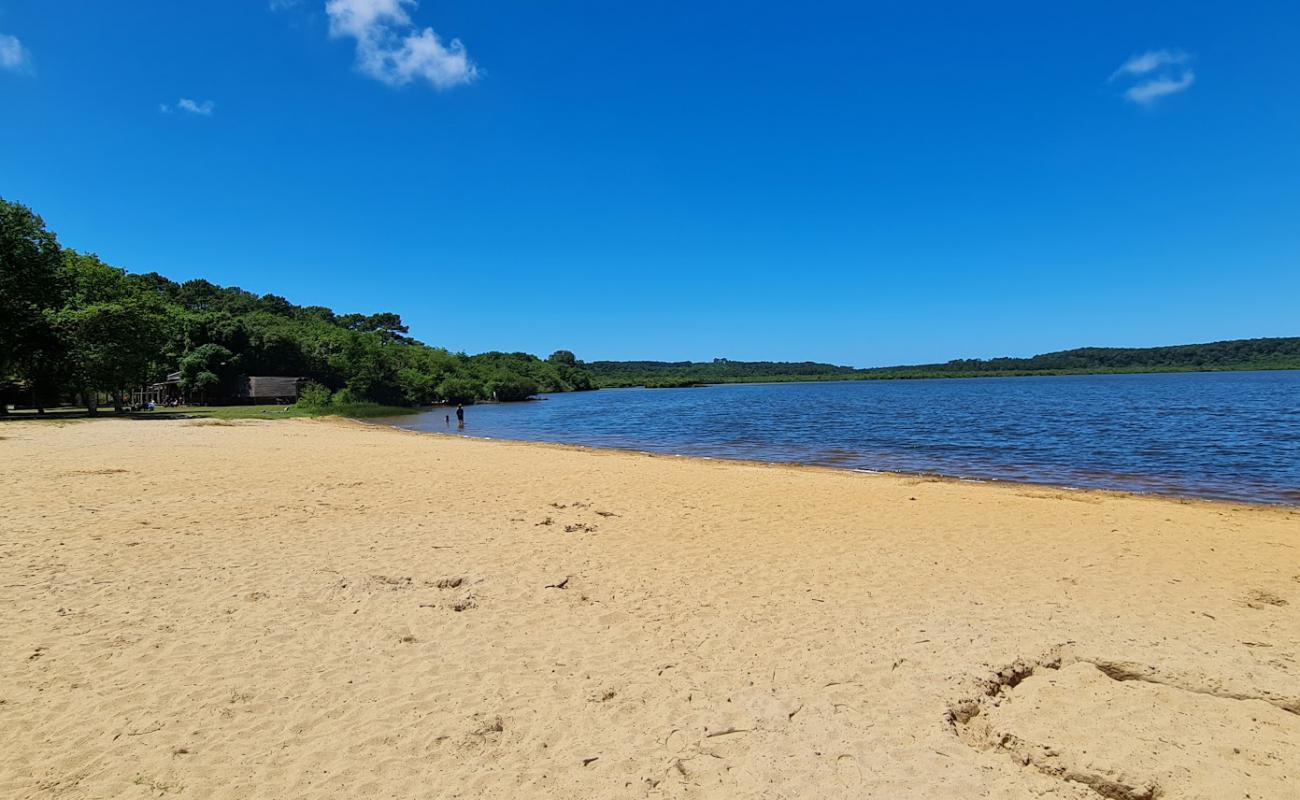 Photo of Plage du Lac de Leon with bright sand surface