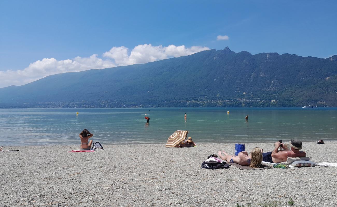 Photo of Plage du Rowing with gray pebble surface