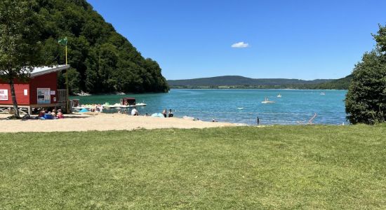 Plage du Domaine de Chalain