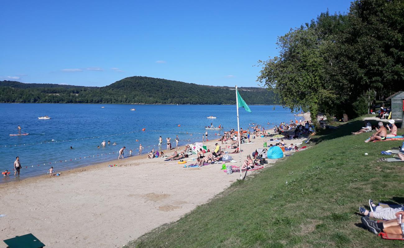 Photo of Plage de Doucier with bright sand surface