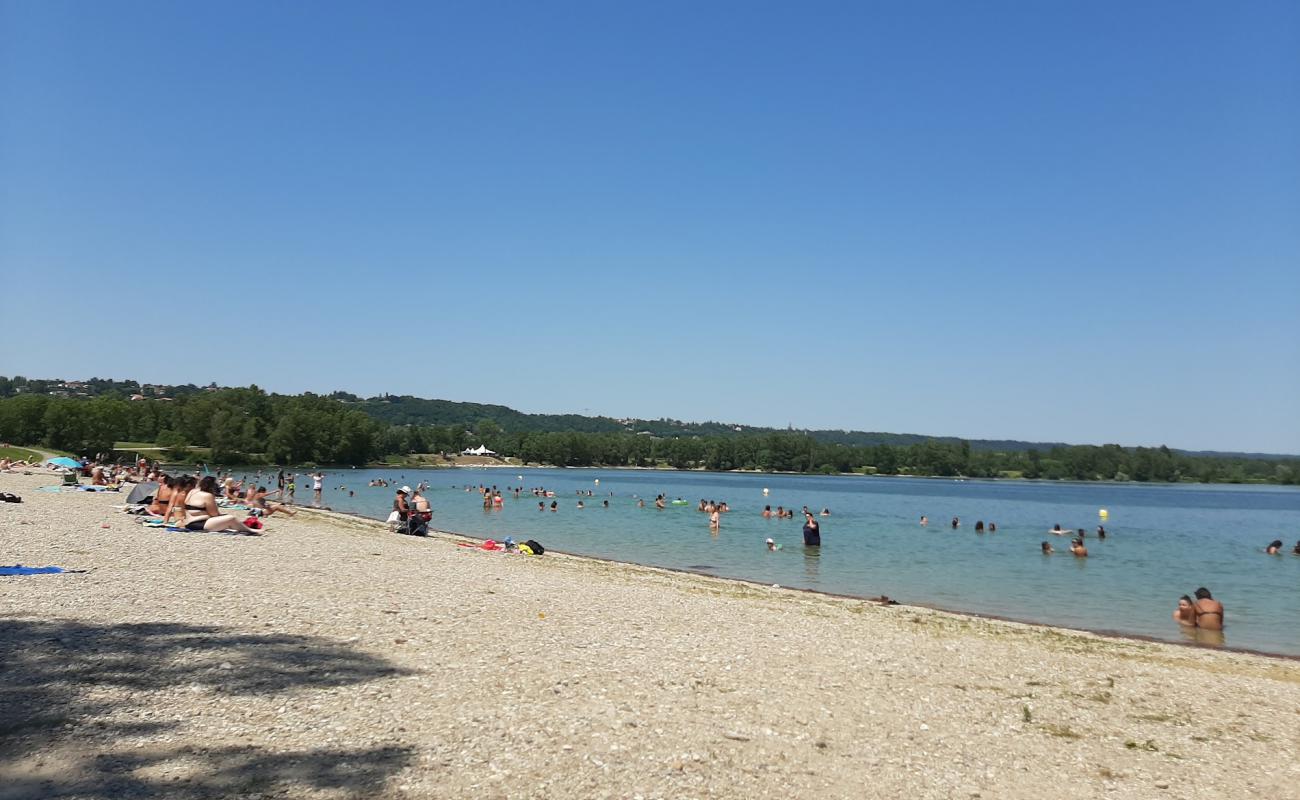 Photo of Plage du Morlet with gray fine pebble surface