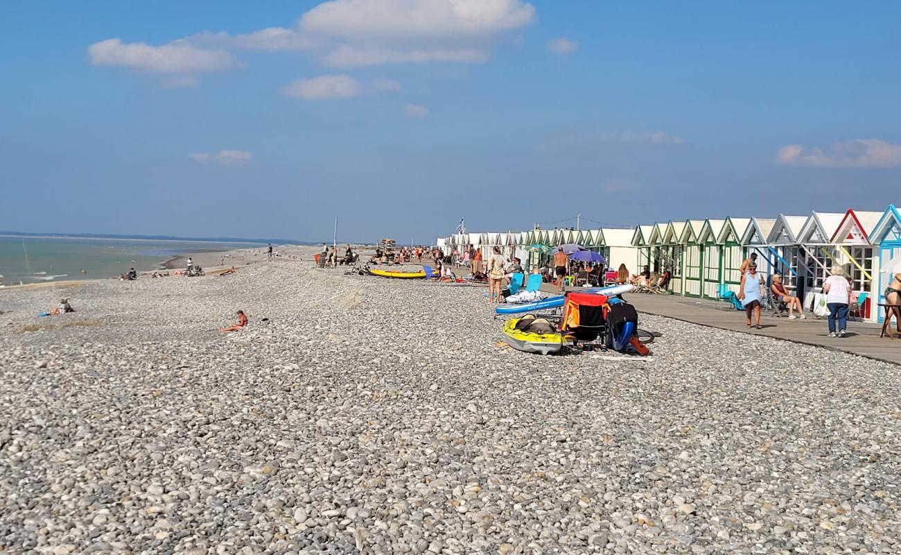 Photo of Grande Plage de Cayeux with gray pebble surface