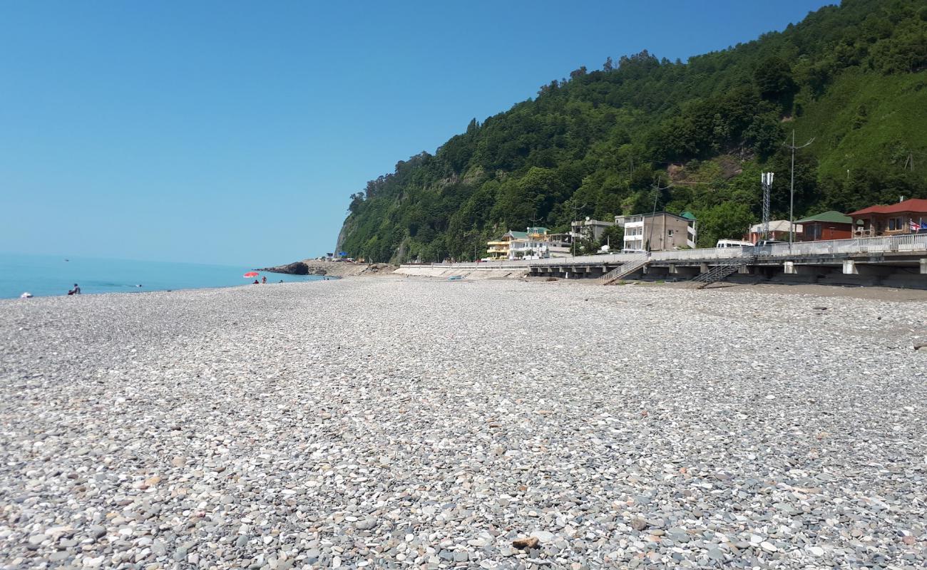 Photo of Sarpi beach with light pebble surface