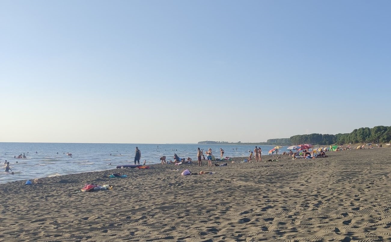 Photo of Ureki Nature beach with black sand surface