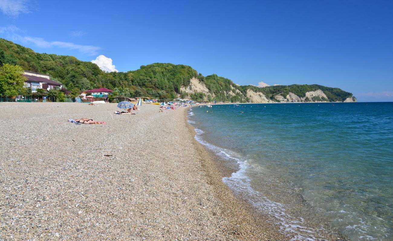 Photo of Lidzava beach with light sand &  pebble surface