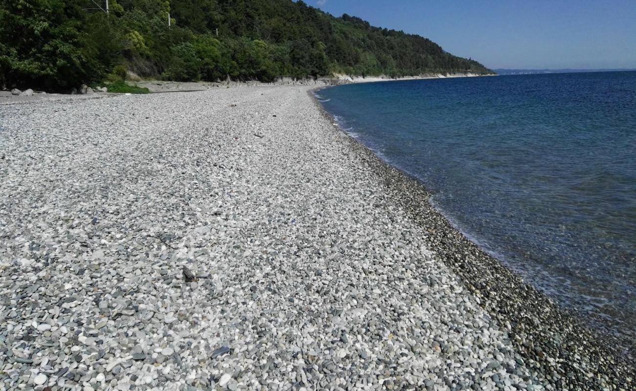 Photo of Solnechnyi beach with light pebble surface