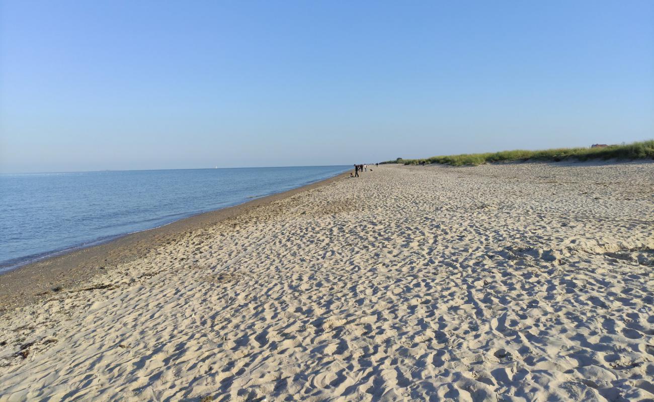 Photo of Schillig Beach with bright sand surface