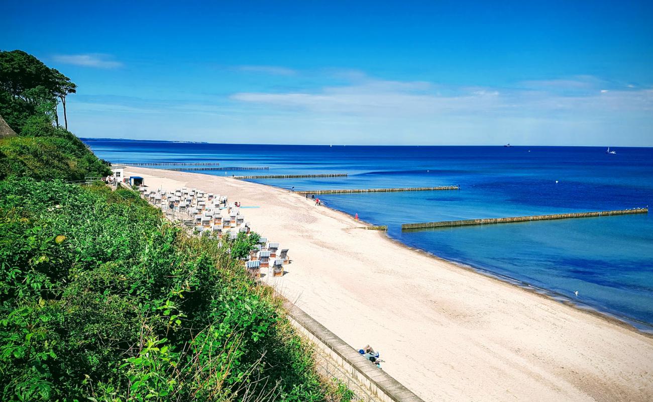 Photo of Strand Nienhagen with light sand &  pebble surface