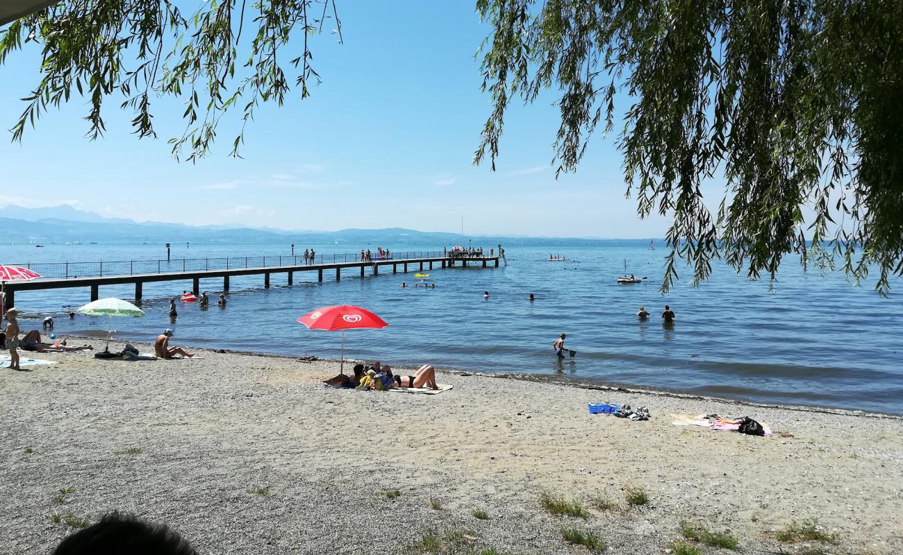 Photo of Strandbad Langenargen with gray pebble surface