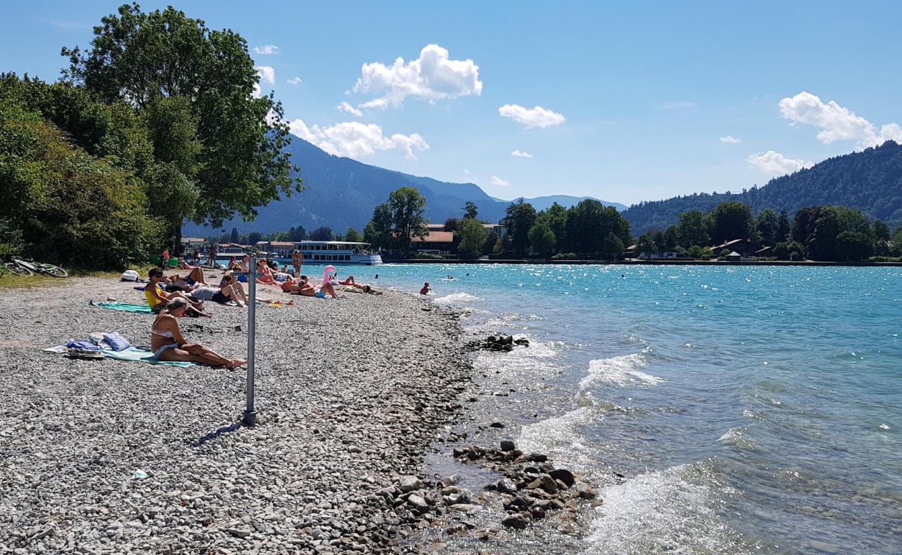 Photo of Strandbad Point with gray pebble surface