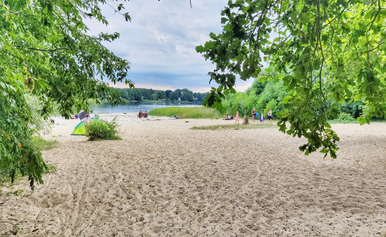 Photo of Badestrand Lehnmarke with bright sand surface