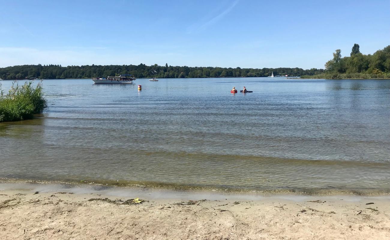 Photo of Badestelle Lieper Bucht with bright sand surface