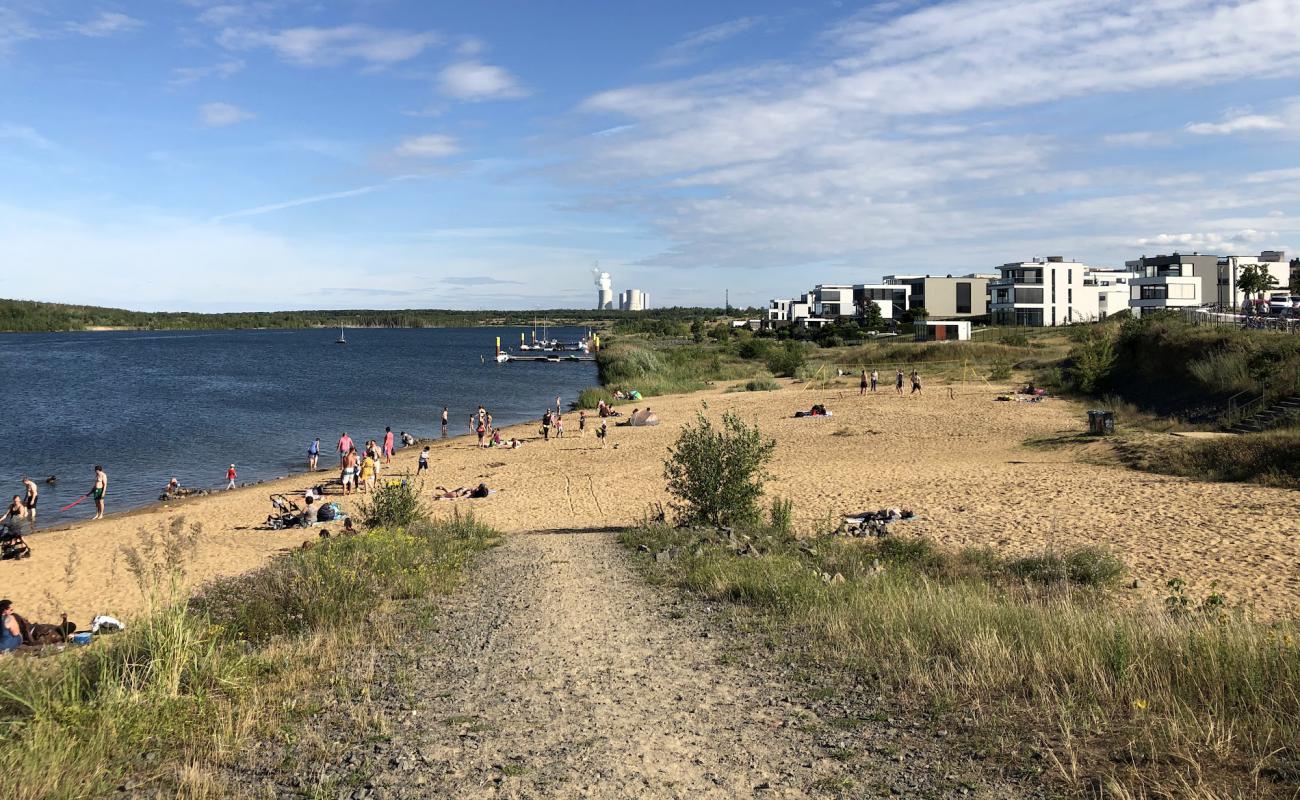 Photo of Badestrand Zwenkauer See with bright sand surface