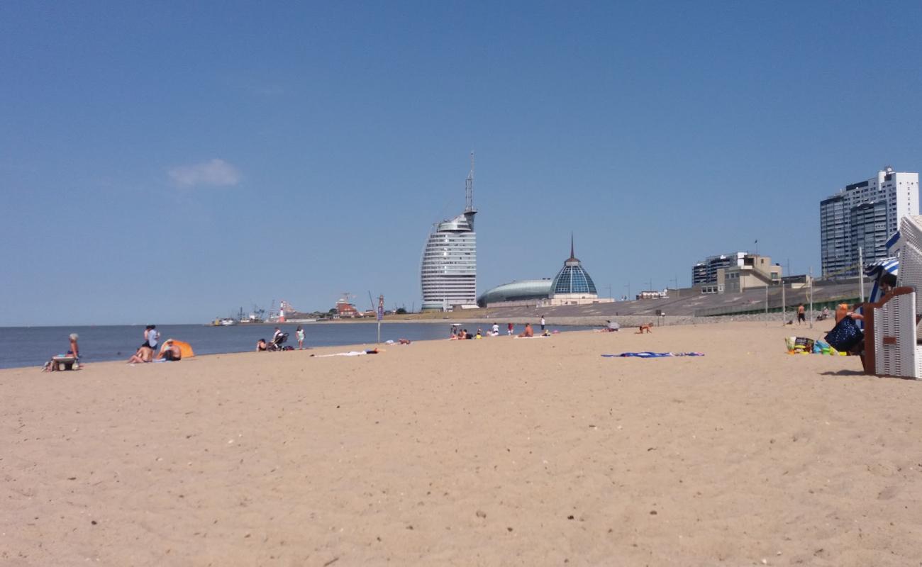 Photo of Bremerhaven Beach (Weser Beach) with bright sand surface