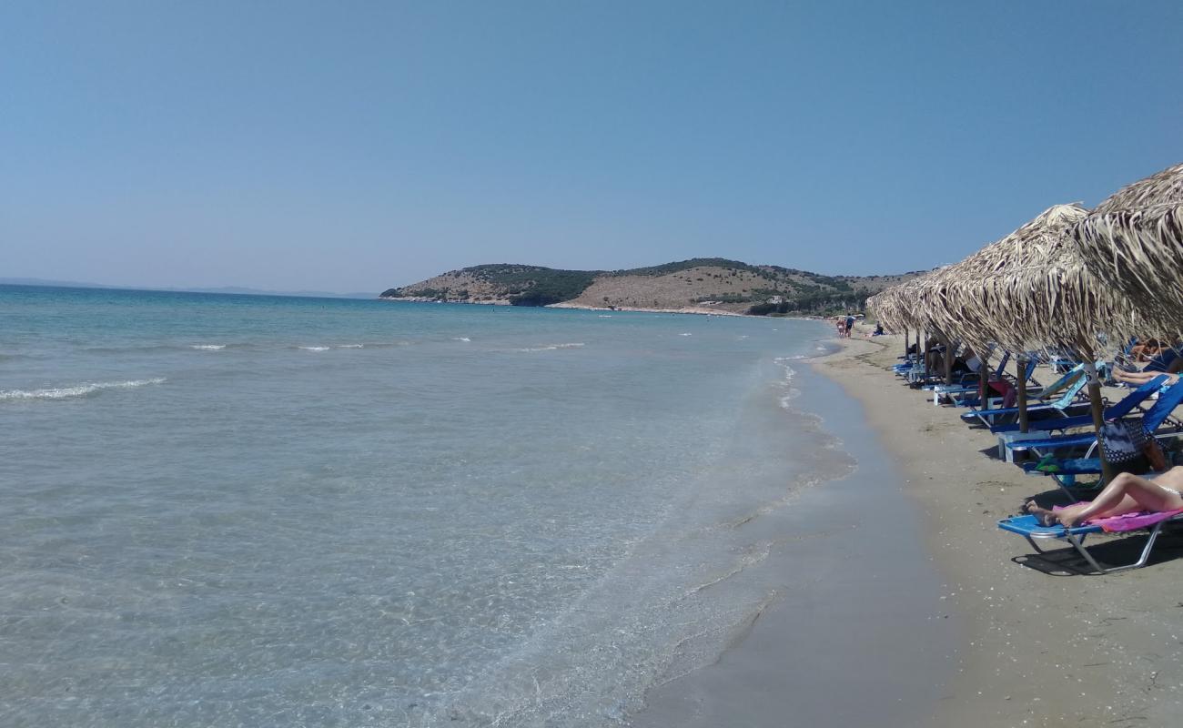 Photo of Makrigiali beach with bright sand surface