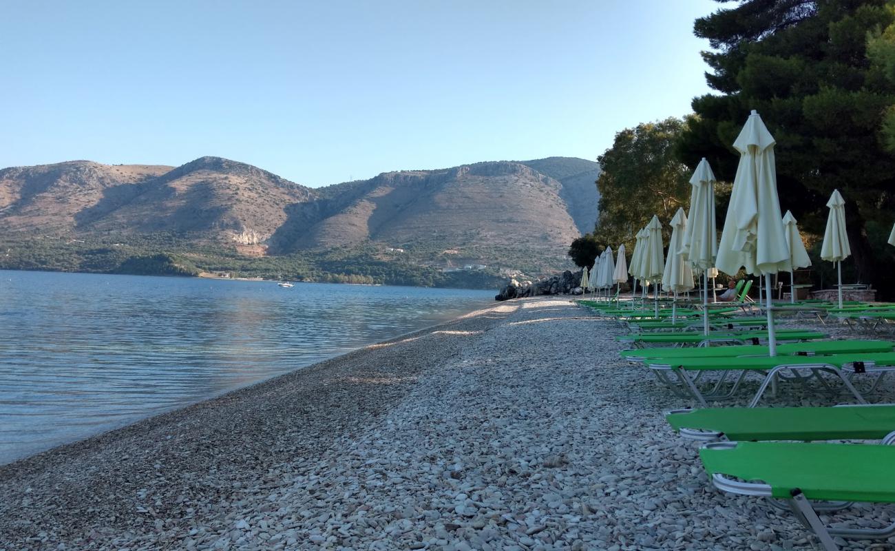 Photo of Nautilos beach with white fine pebble surface