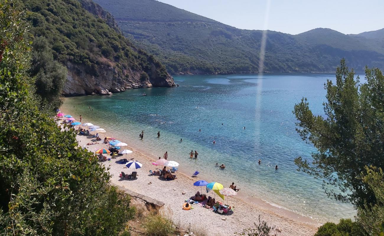 Photo of Agios Giannakis with light fine pebble surface