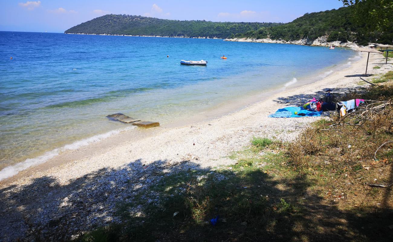 Photo of Savior beach with gray fine pebble surface