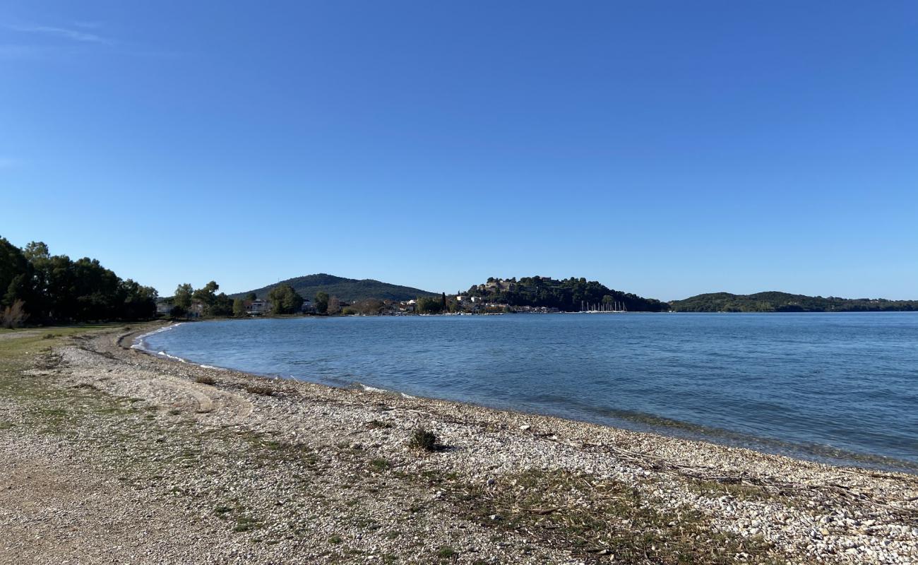 Photo of Vonitsa beach with gray pebble surface