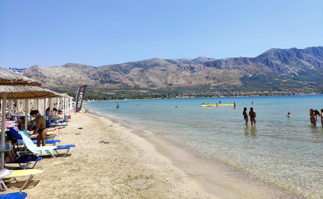 Photo of Potamaki beach with brown sand surface